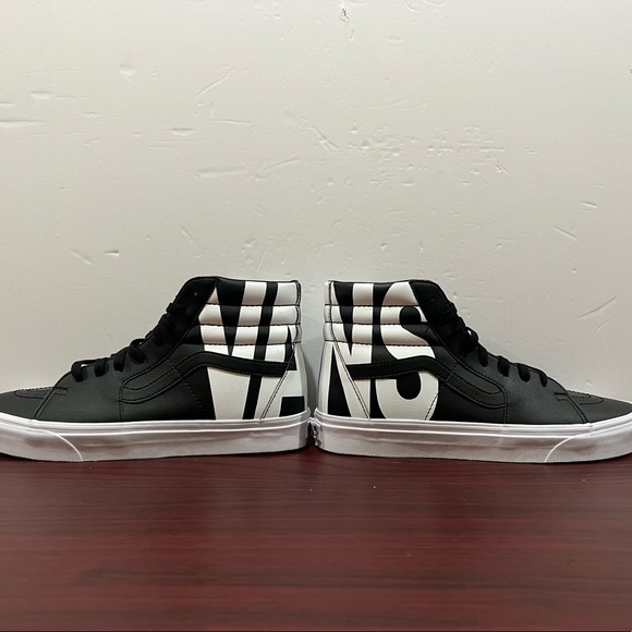 Vans SK8 Hi, Classic Tumble, VNOA38GEUBC, Black & White - Picture 9 of 12